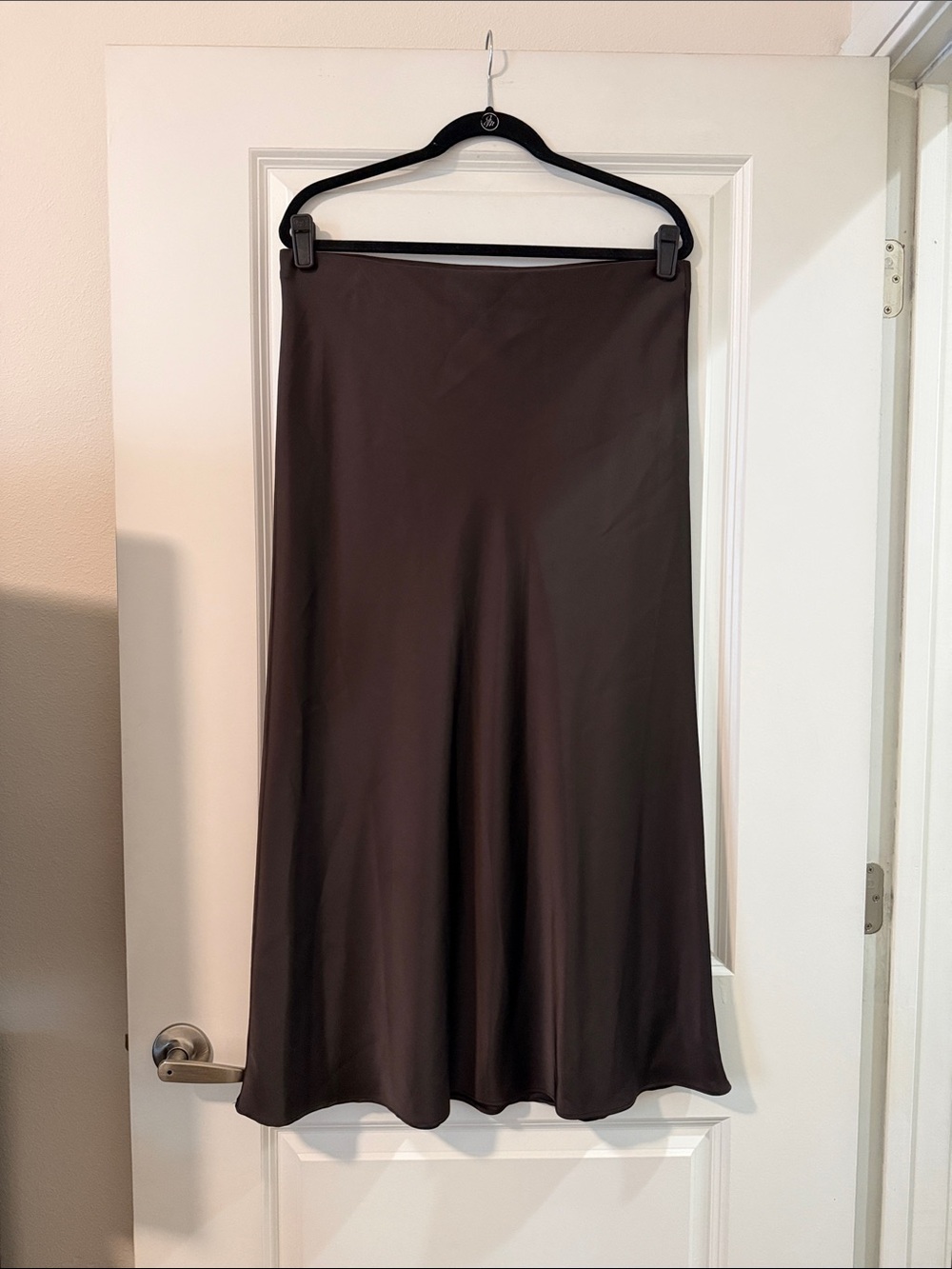Zara Satin Maxi Skirt